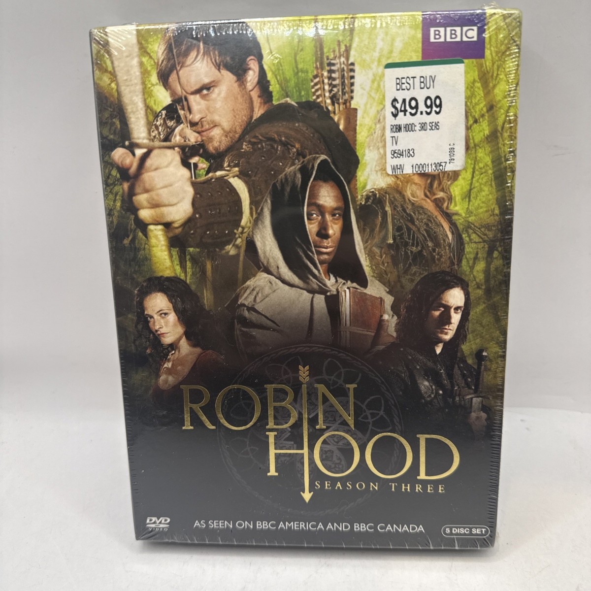 (未使用･未開封品)Robin Hood: Season Three [DVD] Robin Hood: Season Three (DVD, 2010, 5-Disc Set) for sale online