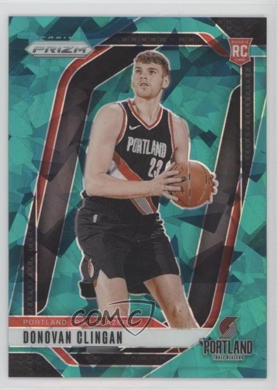 2024-25 Panini Prizm Teal Ice Prizm /225 Donovan Clingan #221 0g90