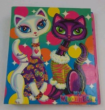 Vintage Lisa Frank My Memory Book Cat Binder Kit Y2k Art Stickers FLAW READ 