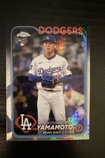 2024 Topps Chrome Update Rookie Yoshinobu Yamamoto #USC108 Prism Refractor 