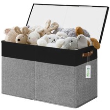 Large Collapsible Toy Storage Box for Kids - Organize Playroom Nursery