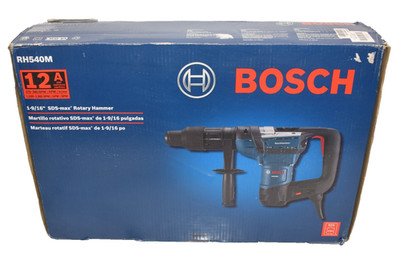 Bosch RH540M 12 Amp 1 9/16'' SDS-Max Rotary Hammer Concrete Corded Drill - NEW!