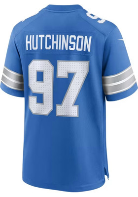 Aidan Hutchinson Detroit Lions Blue Nike Jersey - NEW WITH TAGS