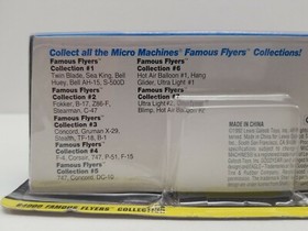 MICRO MACHINES FAMOUS FLYERS limited edition new unopened 1992 collection #6