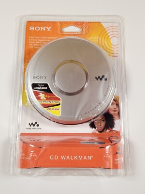 Brand New Sealed - Sony Silver D-EJ011 CD Walkman - Compact Disc Player