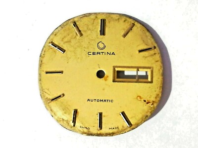 Certina Automatic 29.8Mm Dial Original Gold