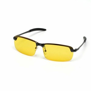night driving vision anti glare yellow lens glasses