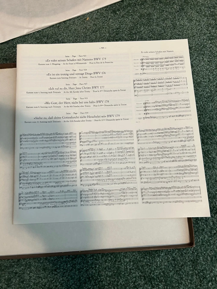 Bach: Complete Cantatas, Vol 41 2LP Teldec BWV 175-179 - Imagem 4 de 4