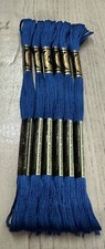 Inky Blue 803 DMC Mouline Special 25 Embroidery Floss 8M Lot of 6
