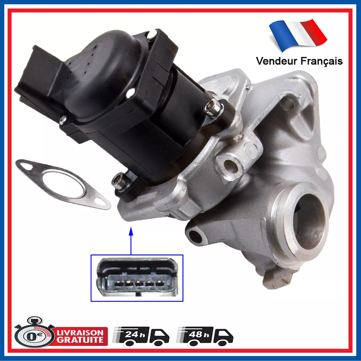 VANNE EGR PEUGEOT 308 1.6 HDI VALEO 700414 9672880080 161859