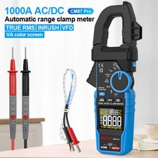 CM87Pro Digital Clamp Meter 0-1000A AC/DC Current Inrush Temperature Multimeter