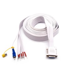 Bose-Acoustimass 6/10/15 Serie 3.4.5 5.1 Subwoofer a Ricevitore Cavo Bianco