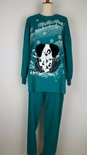 RARE Vintage Sweatsuit 'KITTENS' Womens Size Medium 3D Comfy Lounge Hip