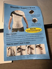 Shoulder Support Brace new, adjustable strap