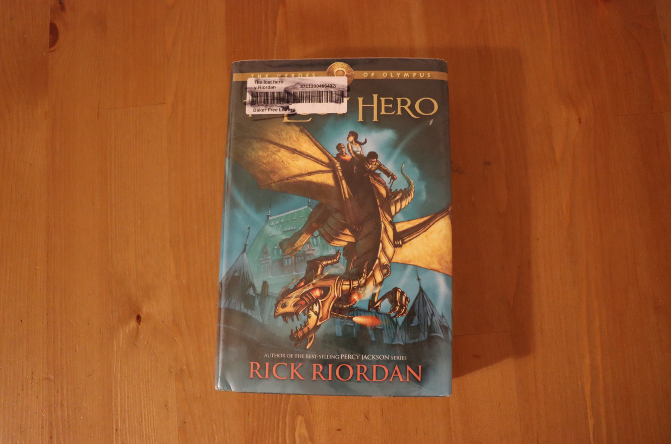 The Lost Hero by Rick Riordan - Heroes of Olympus Book 1 (2010 Hardcover)