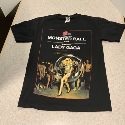 LADY GAGA MONSTER BALL TOUR Tシャツ 2010 Lady Gaga - The Monster Ball Tour 2010 - With Kid Cudi