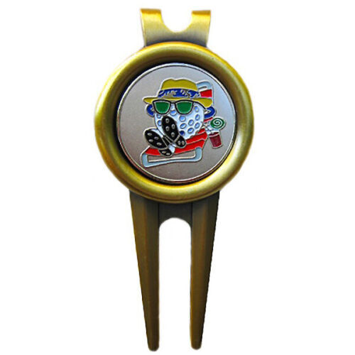 Magnetic Divot Repair Tool with Golf Ball Marker and Hat Clip - Picture 55 of 90