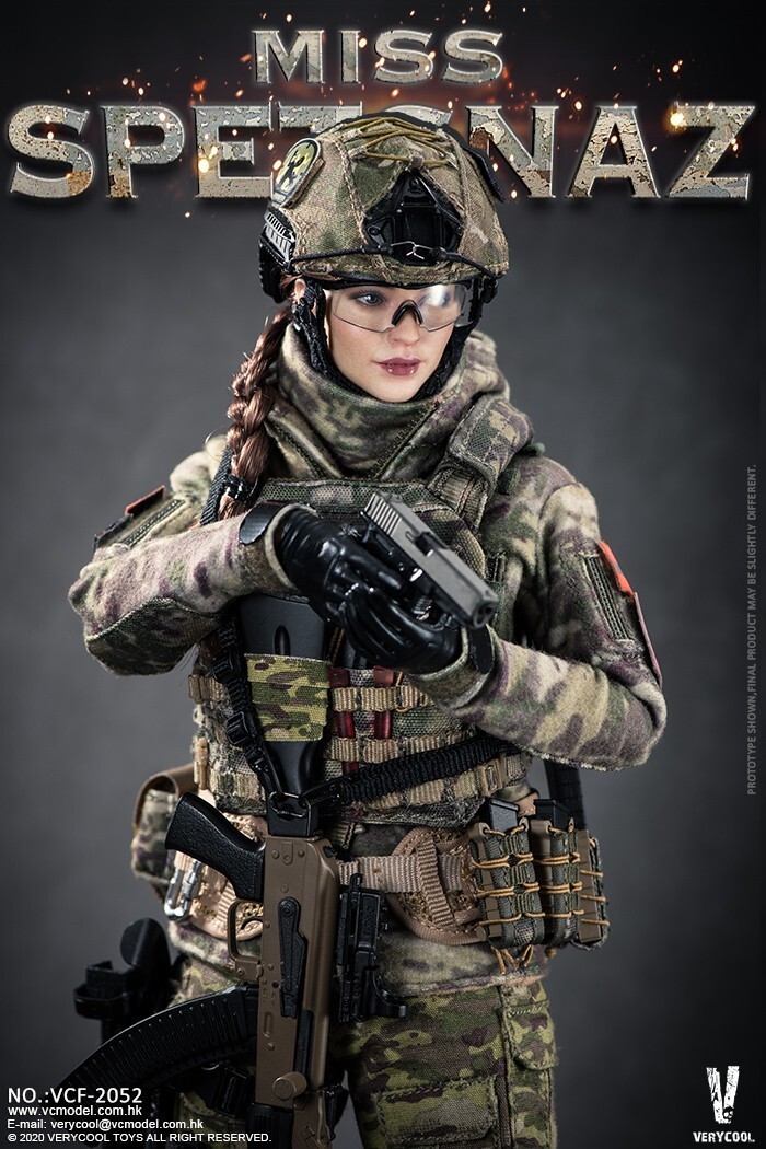 VERYCOOL 1/6　ロシア特殊任務部隊　ミス スペツナズ　女性兵士 Verycool 1/6 VCF-2052 Miss SPETSNAZ Russian Female Soldier Action