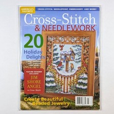 Cross-Stitch & Needlework Magazine January 2009 Needlepoint Embroidery Jim Shore