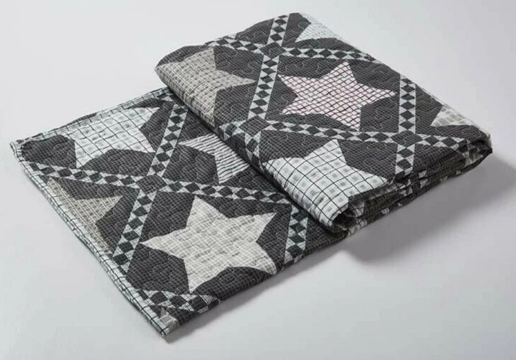 Mountain Stars Reversible Soft Quilted Throw Blanket 50x60 in Virah Bella - Image 4 of 4