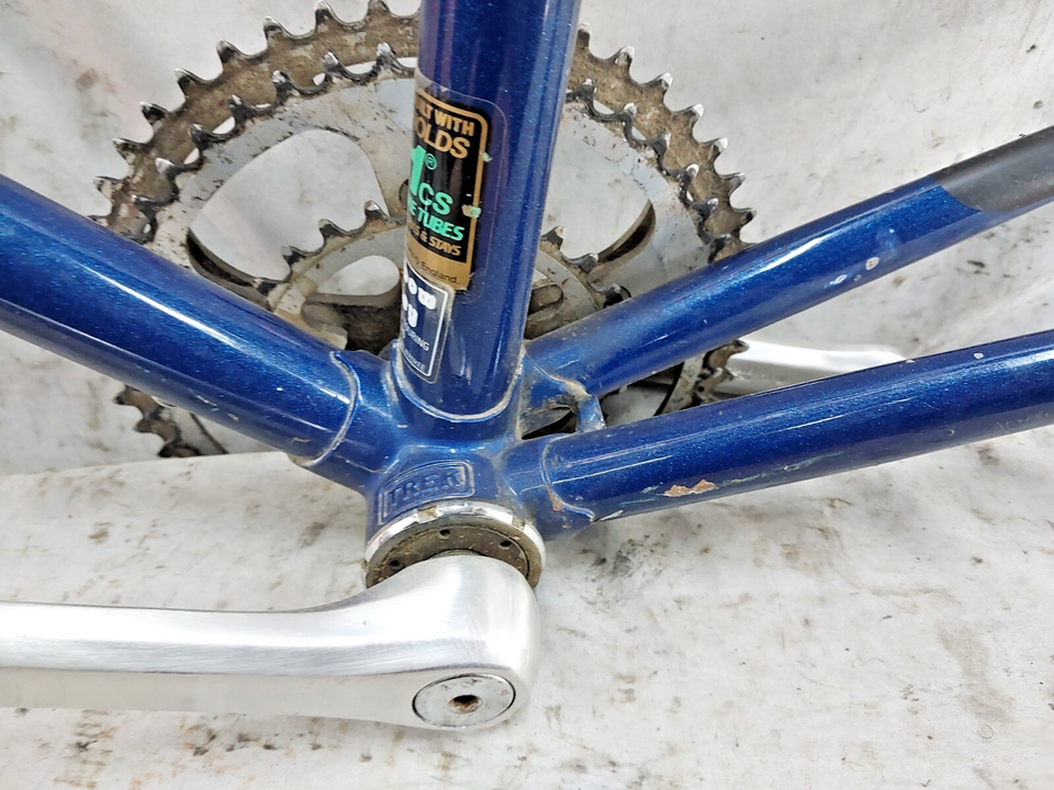 Cadre Vélo Route/touring Trek 620 1984 - 58 Cm - Acier Reynolds 531 - Pièces Détachées