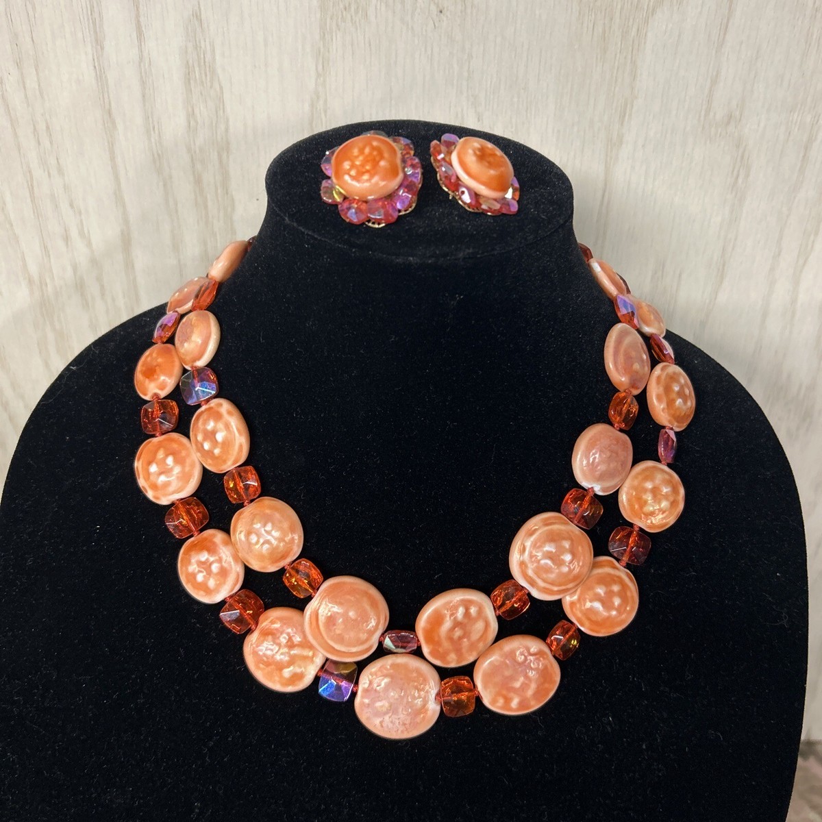 Jewelry Pieces Vintage Vogue Jewelry Vintage Vogue Red Pink Glass