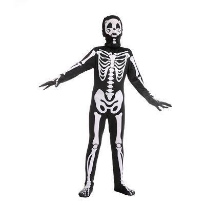 Spooktacular Creations Cat Head Skeleton Second Skin Jumpsuit & Hood Child Small