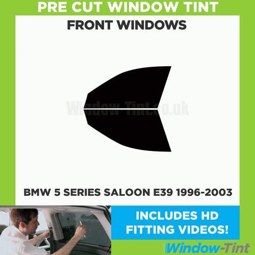 Pre Cut Car Window Tint for BMW 5 Series 4-door Saloon E39 1996-03 Front Windows - Picture 2 of 10