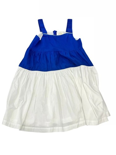 Girls The Middle Daughter Strap Line Sun dress, Aegean Blue & Sea Salt 13-14 - Picture 5 of 12