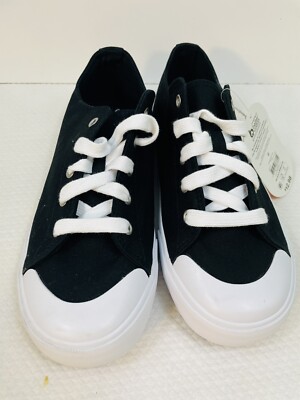 Wonder Nation Little & Big Boys Casual Sneakers Lace Up Shoes Memory Foam Black