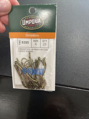 Umpqua Tiemco 5263 Nymph Hook - 3X Long, 2X Heavy, Forged Bronze, Down Eye - View #6