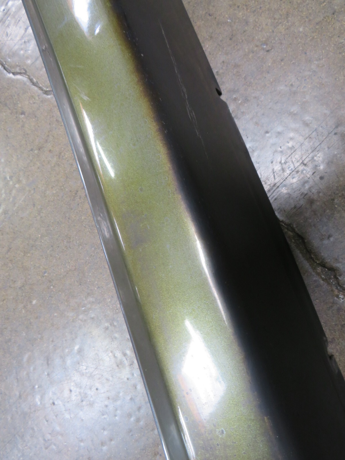 Ferrari F430, LH, Left, Rocker Panel Moulding, Grey, Dmg, Used, P/N 69832010