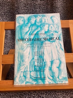M. Chevais Abécédaire musical 1er livre élève vol. 1 Formation musicale Leduc - Photo 1/4
