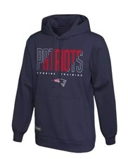 Men's New England Patriots Hoodie Size L Large Combine Training Pullover NFL NEW