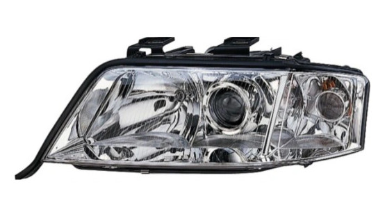 Headlight Xenon Left D2S + H7 for Audi A6 1999-2001