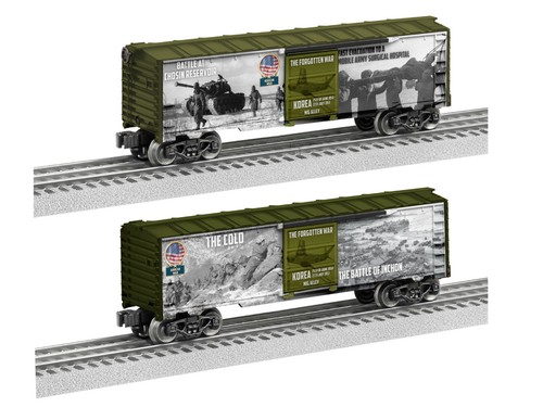 Coche de carga Lionel #84670 Guerra de Corea hecho en Estados Unidos | Condition: New
