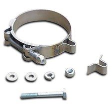 Dynatech 5 Exhaust Tube Clamp Collar Assembly Kit Header Collector U-tab New Dynatech 5 Exhaust Tube Clamp Collar Assembly Kit Header Collector U-tab New