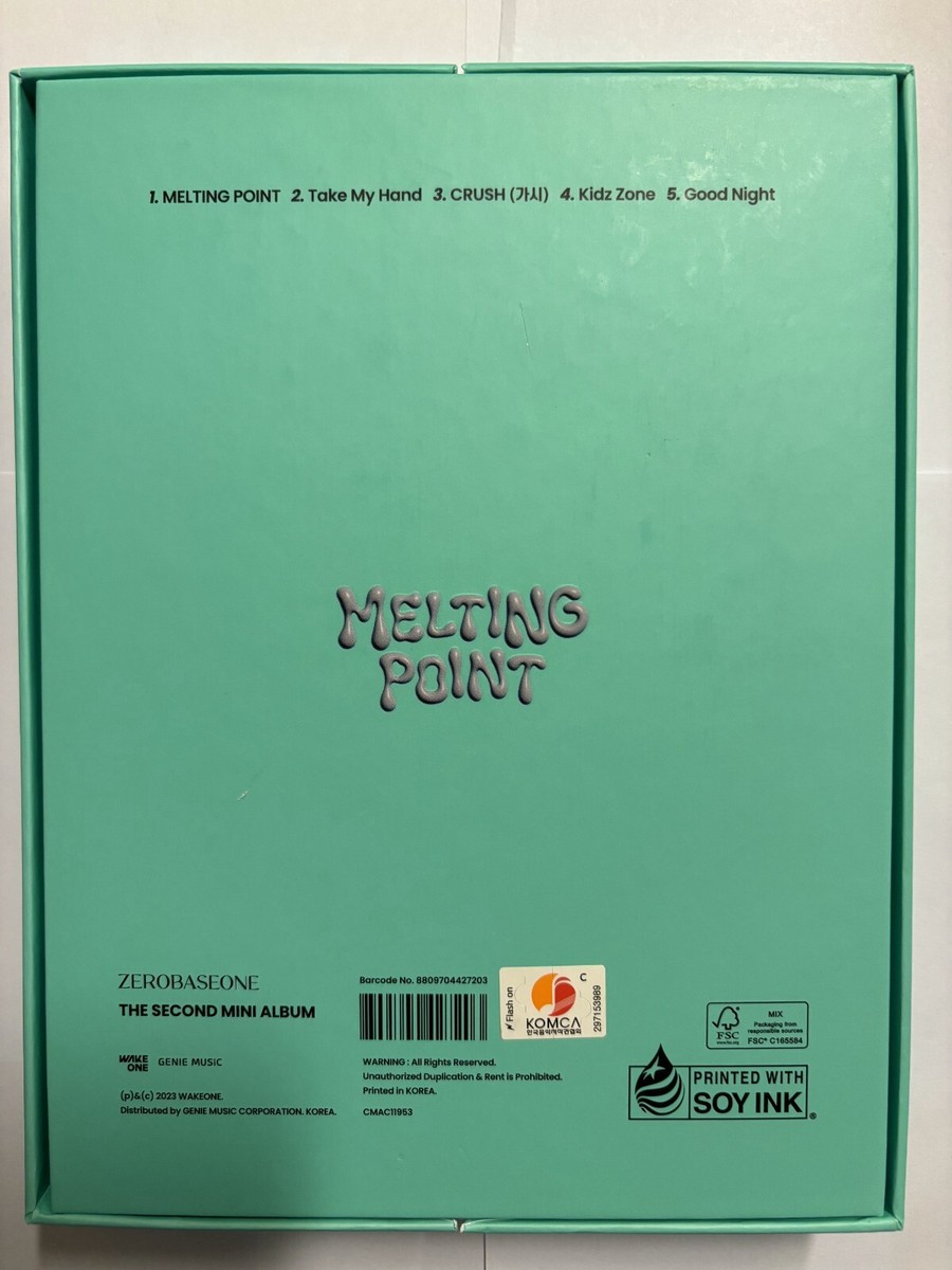 ZEROBASEONE [MELTING POINT] All Member Autographed Signed Album | eBay