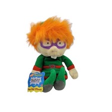 Vintage 1997 Nickelodeon Holiday Rugrats Chuckie Finster Elf 8" Bean Bag Plush