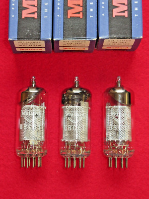 1x UBC81 MULLARD NOS NEU Röhre geprüft Tube NEW Valve Valvula Tutto Valvola