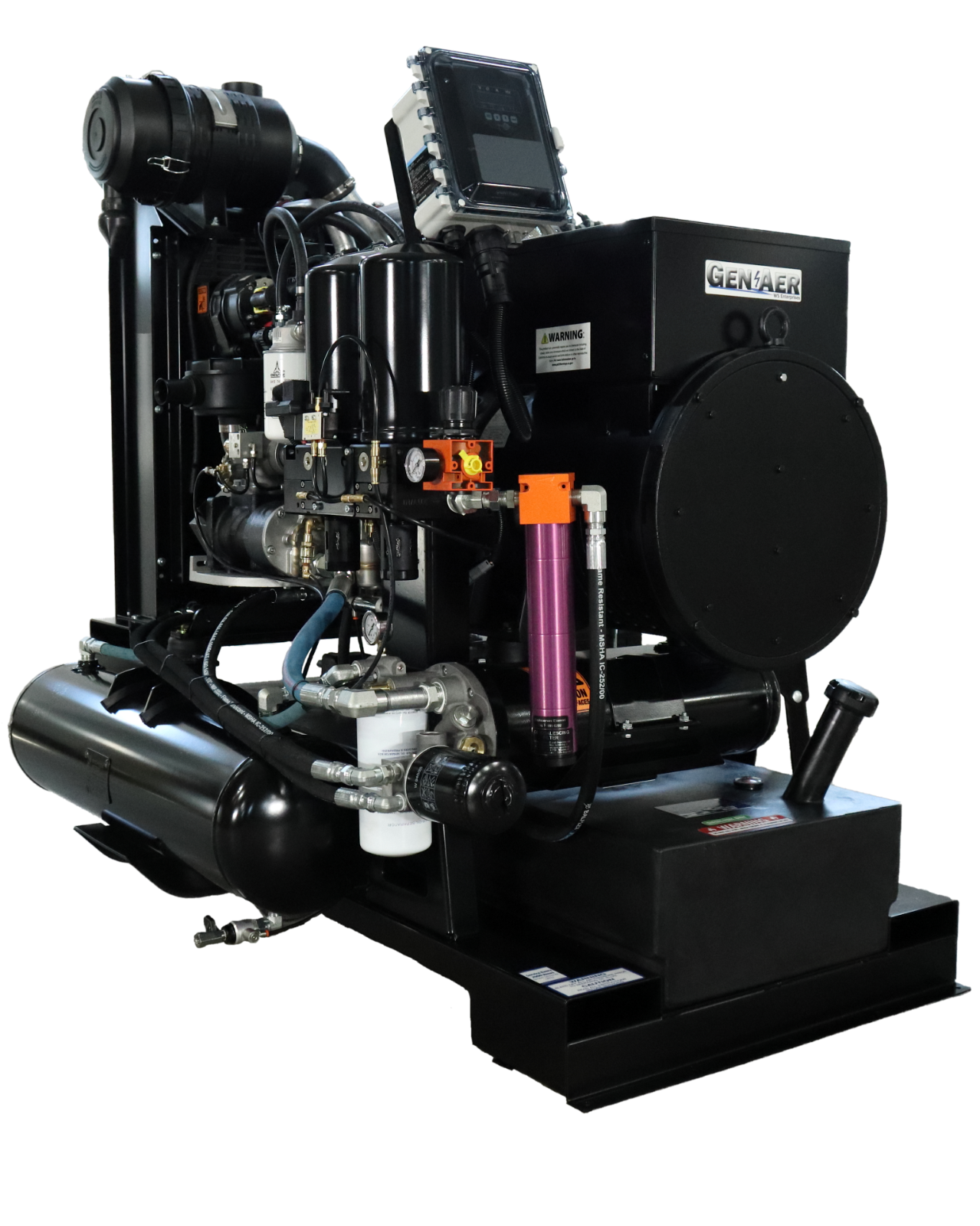 30 KW 30 CFM SPRAY FOAM RIG DIESEL GENERATOR AIR COMPRESSOR DRYER COMBO