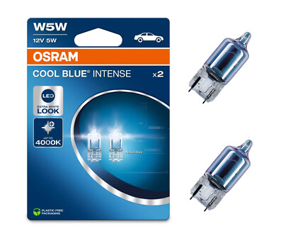 OSRAM Cool Blue Intense W5W 12V für OPEL VECTRA A B C VIVARO ZAFIRA B A