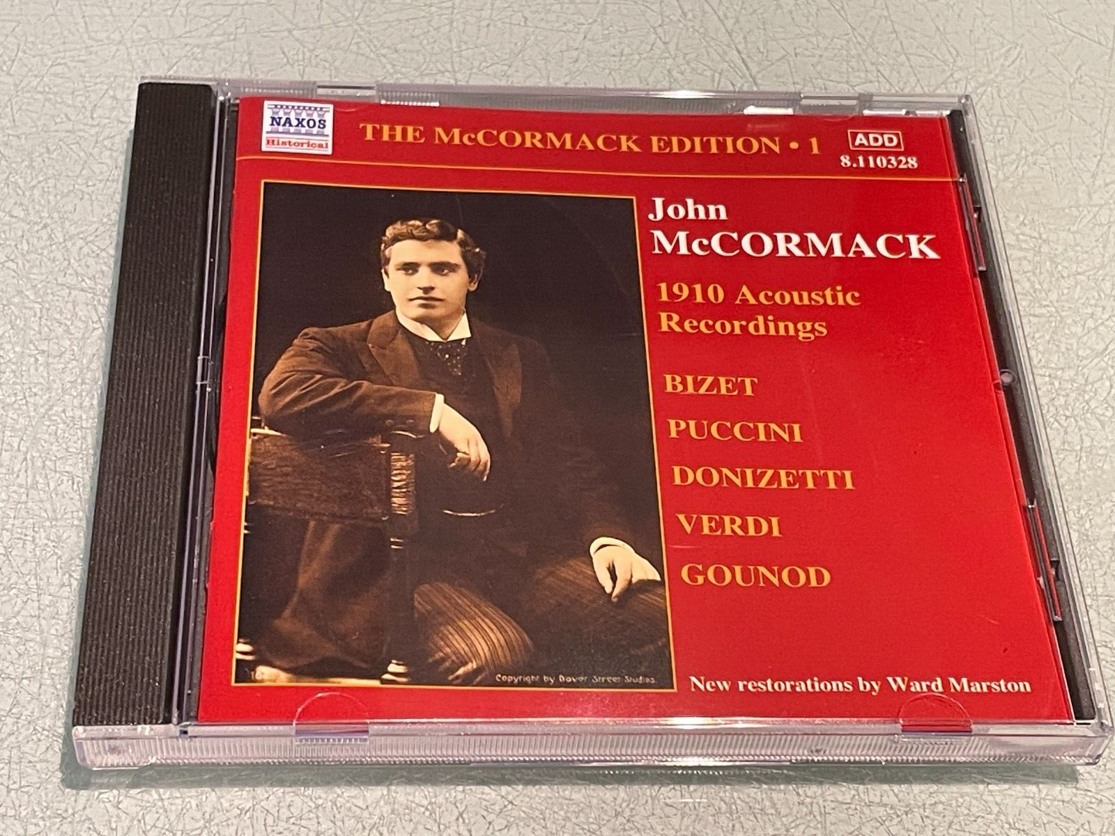 John McCormack - The McCormack Edition Vol. 1 - CD Album - 2004 Naxos - NEW