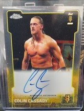 2015 WWE Topps Chrome COLIN CASSADY RC AUTO BIG CASS BIG BILL MORRISSEY NXT AEW