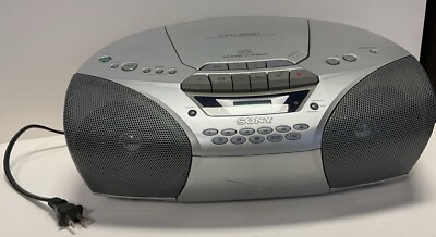 Vintage Sony CD Radio Cassette-Corder CFD-5250, AC Adapter, Works