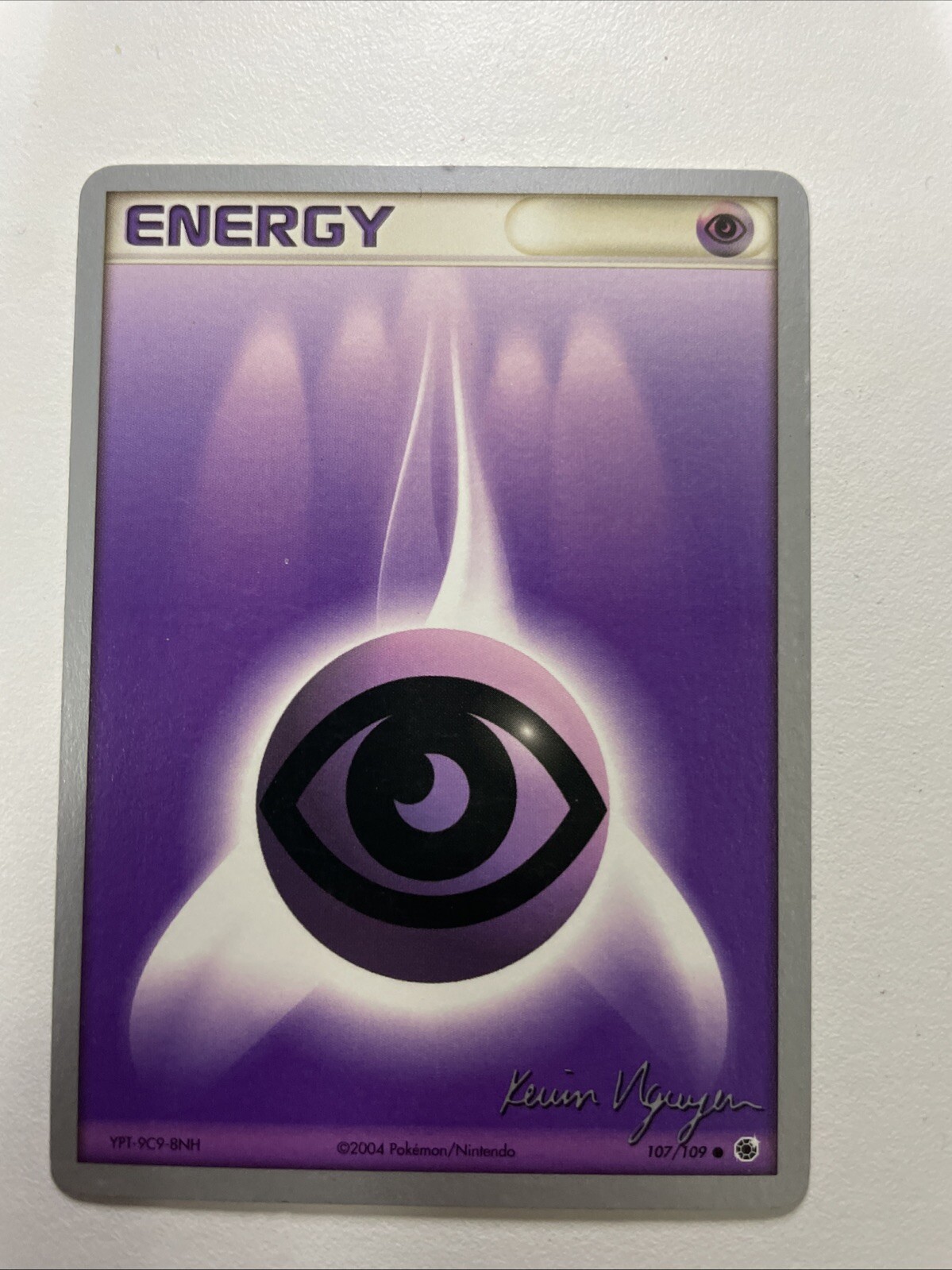 Psychic Energy - Vintage - 107/109 - Sign (World Championship) Pokemon TCG 2004