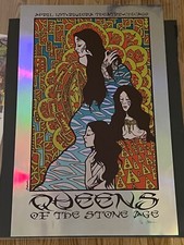 Queens of the Stone Age Jermaine Foil 7/20 Original Concert Poster Chicago 2011