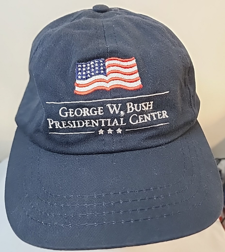 George W. Bush Presidential Center Black One Size Fits Most Baseball Cap/Hat - Picture 5 of 6