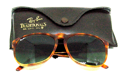 Ray-Ban USA Vintage B&L 80s TraditionalS Style E1 Tortoise 