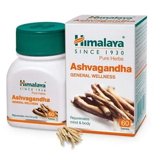 Himalaya Ashwagandha Ashvagandha General Wellness 60 TABS FREE SHIP